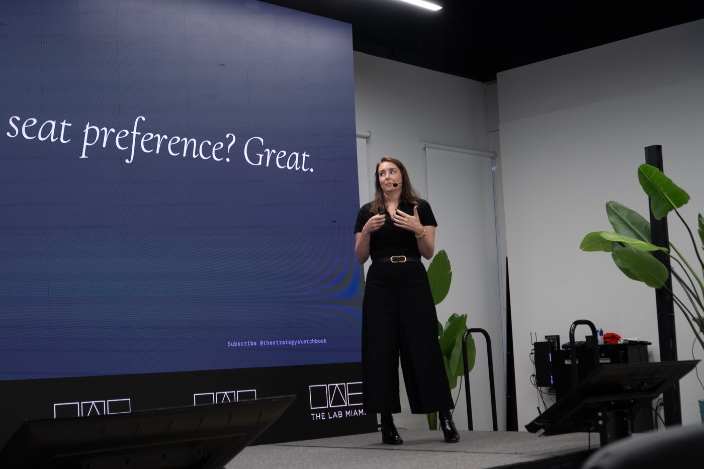 Meghan Preiss with the slide Nobody designed that, somebody left room for it