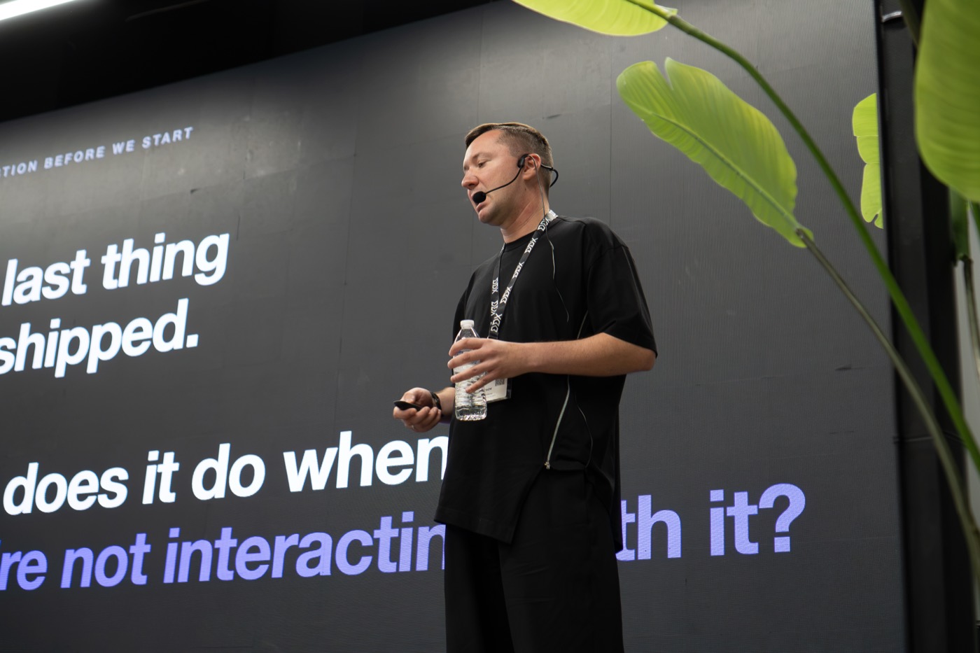 Gleb Kuznetsov presenting The Last Screen